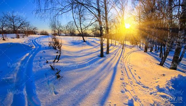 عکس خفن عکس طلوع زمستانی