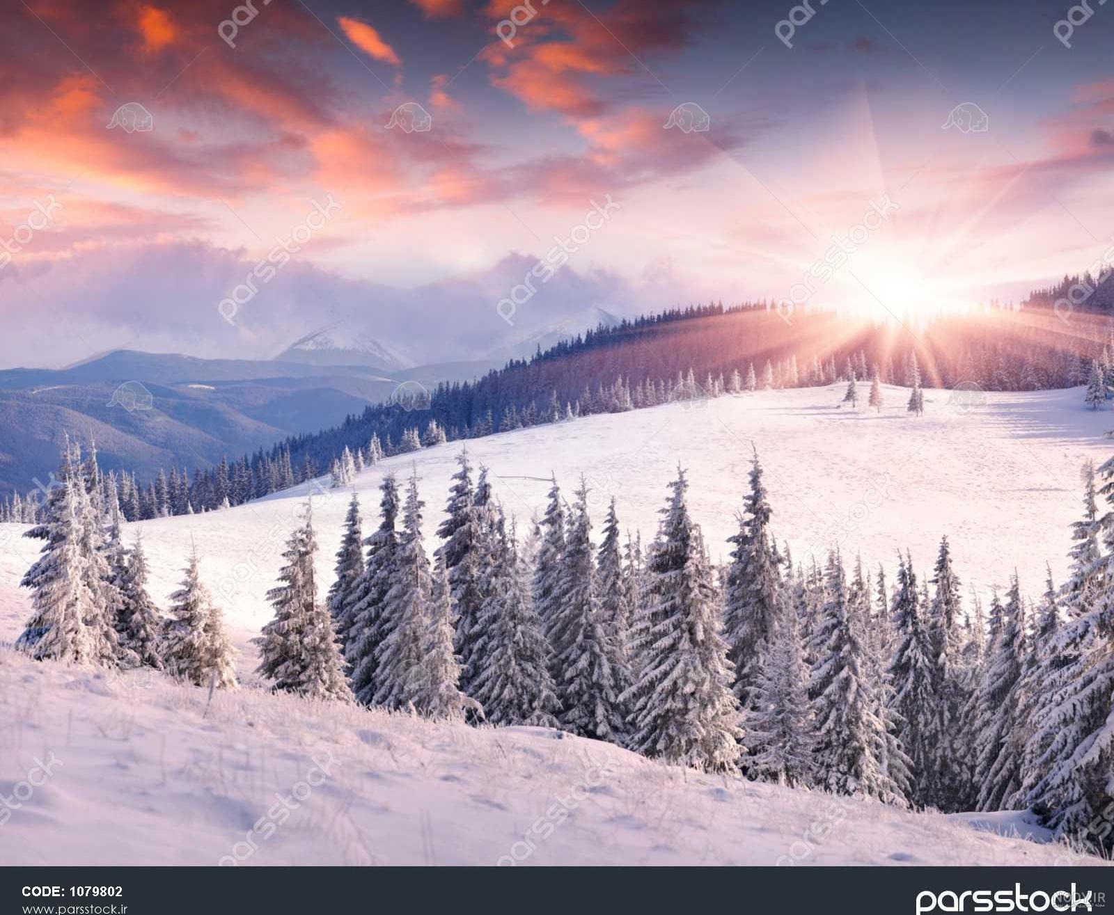 عکس طلوع خورشید طبیعی