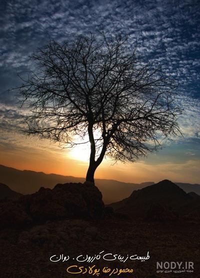 عکس طلوع خورشید طبیعی