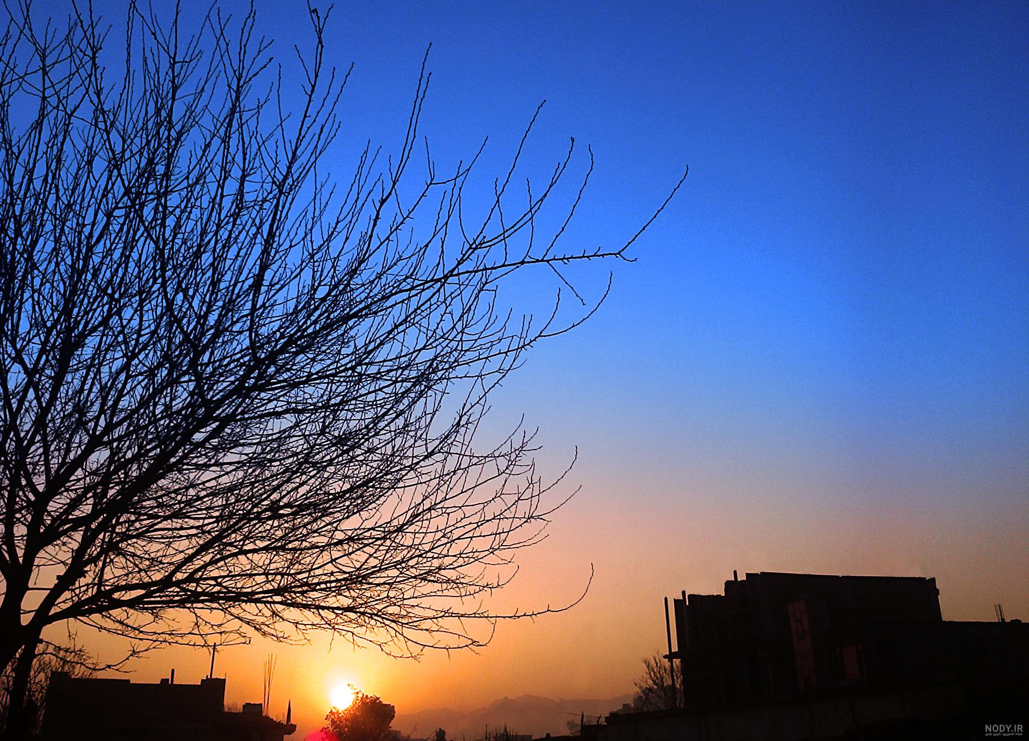 عکس غروب عاشقانه