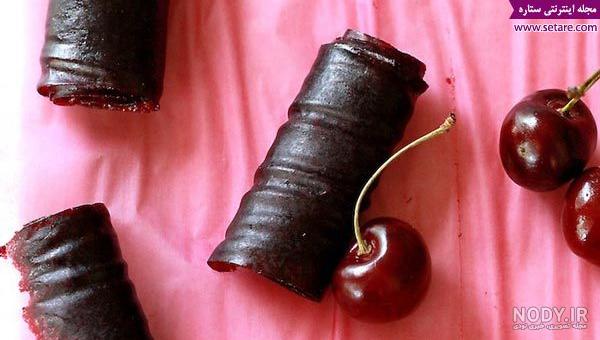 طرز تهیه لواشک آلبالو فوری