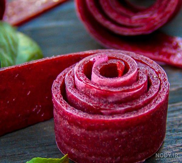 فیلم طرز تهیه لواشک هلو