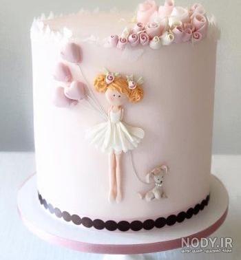 کیک تولد دخترانه جوان