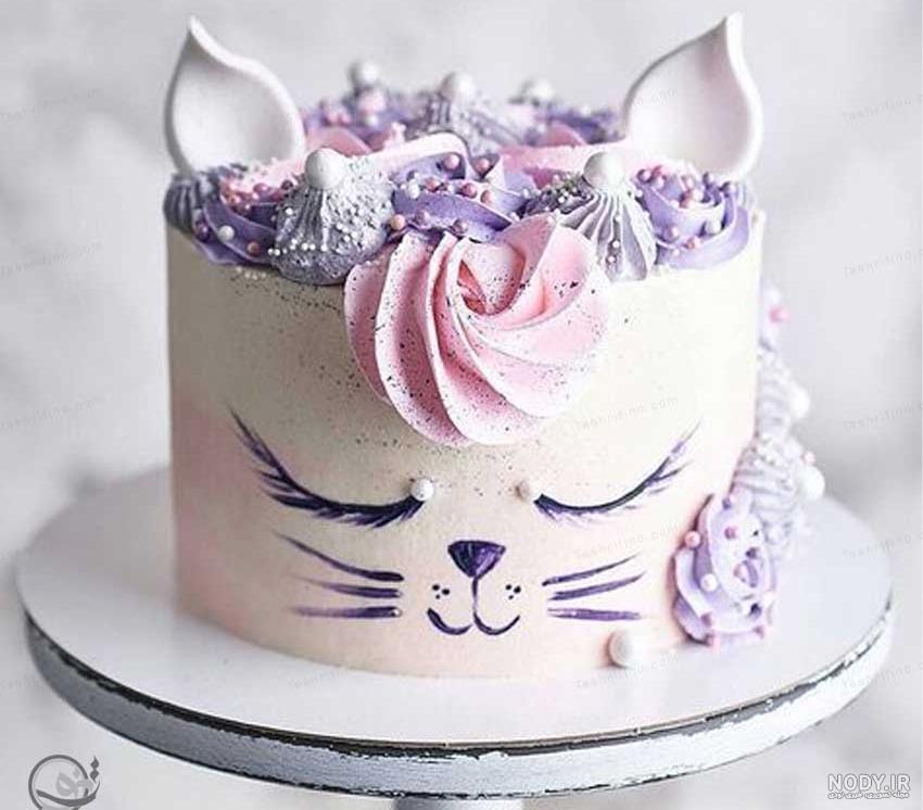 کیک تولد دخترانه ساده