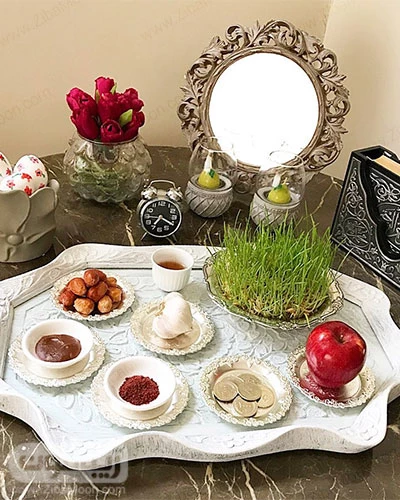 هفت سین با چوب درخت هفت سین با چوب درخت