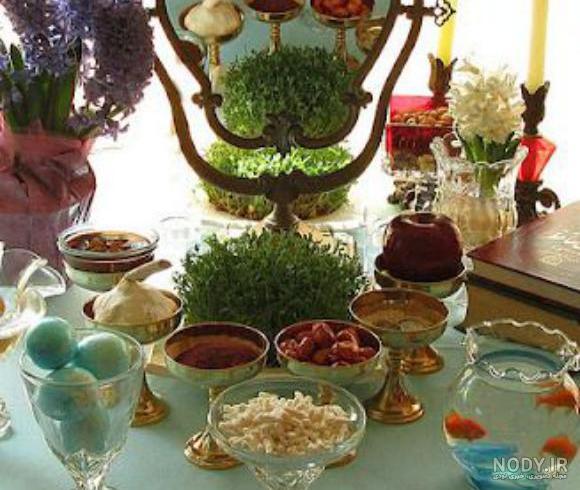 هفت سین شیشه ای هفت سین شیشه ای