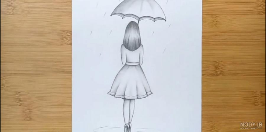 عکس ساده نقاشی دخترانه