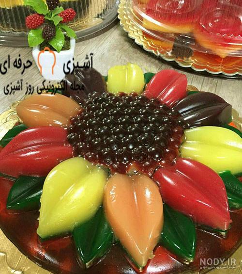 آموزش تصویری ژله بستنی آموزش تصویری ژله بستنی