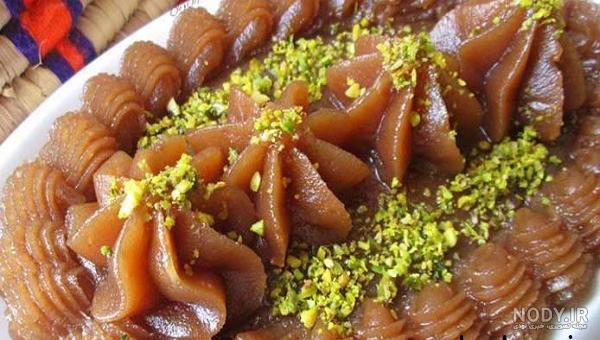 تزیین حلوا ساده و زیبا