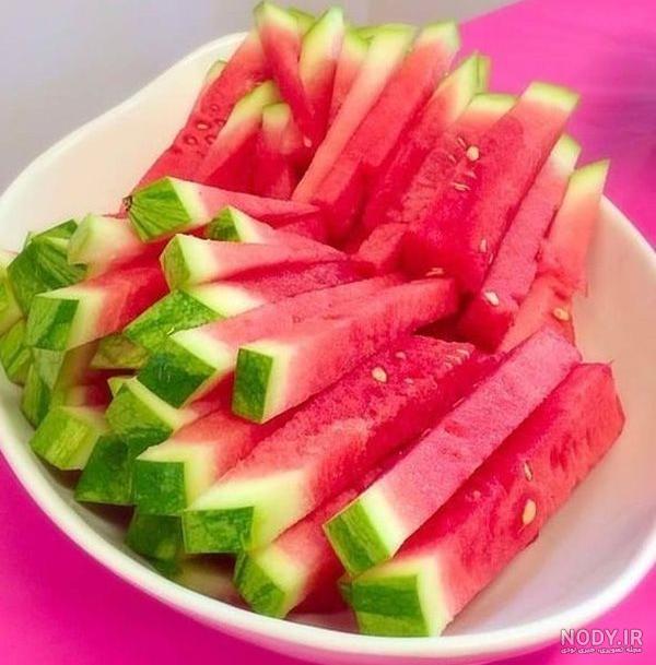 تزیین هندوانه ساده و شیک