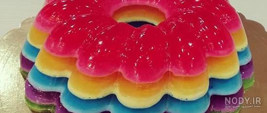 تزیین ژله بستنی در جام تزیین ژله بستنی در جام