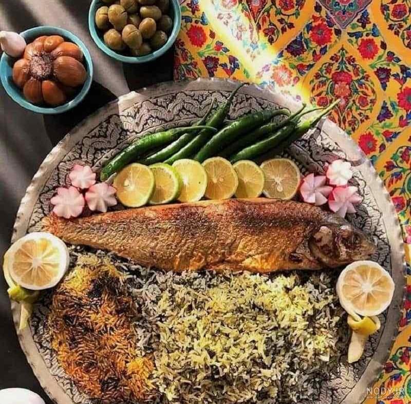 عکس غذا باقالی پلو با ماهیچه