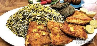 ماهی پلو ساده