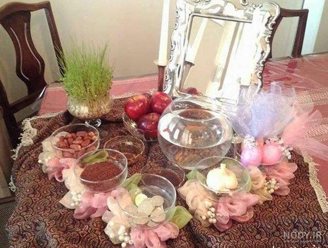 هفت سین معلق با بادکنک هفت سین معلق با بادکنک