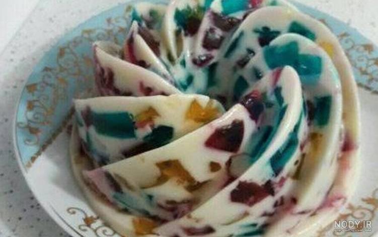 ژله بستنی چند رنگ ژله بستنی چند رنگ