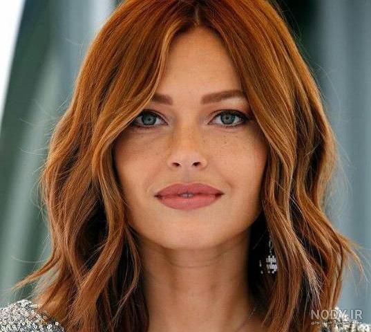 عکس رنگ مو قهوه ای عکس رنگ مو قهوه ای