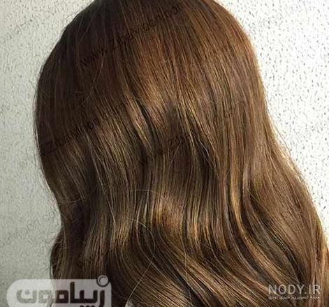 عکس رنگ موی قهوه ای روشن عکس رنگ موی قهوه ای روشن