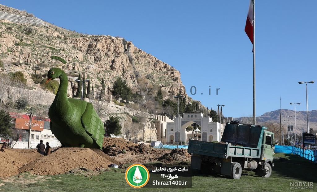 عکس طاووس اول شیراز عکس طاووس اول شیراز