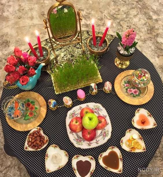 عکس هفت سین ساده خانگی عکس هفت سین ساده خانگی