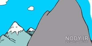 نقاشی در مورد کوه به کوه نمیرسه ولی آدم به آدم میرسه