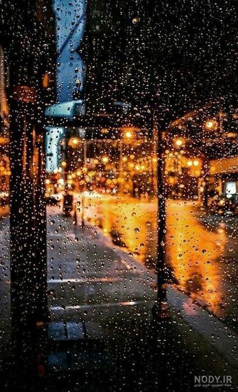 عکس باران و پنجره عکس باران و پنجره