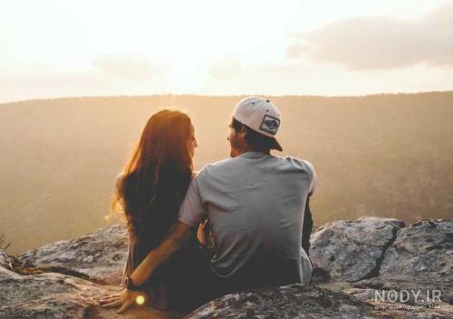 عکس دونفره عاشقانه بدون متن کارتونی