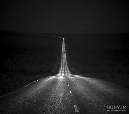 عکس سیاه و سفید طبیعت