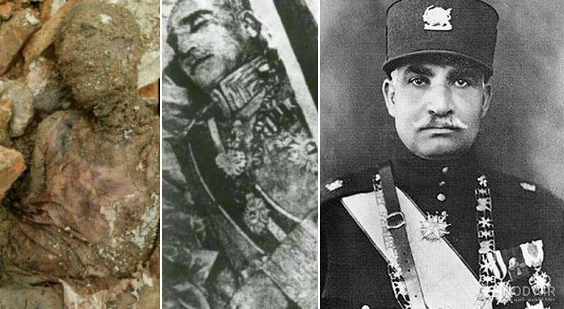 عکس مومیایی محمدرضا شاه پهلوی