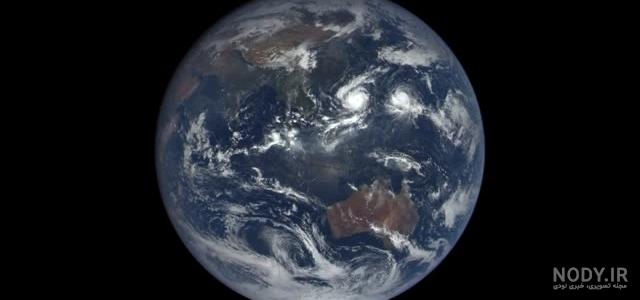 عکس کره زمین از ماه