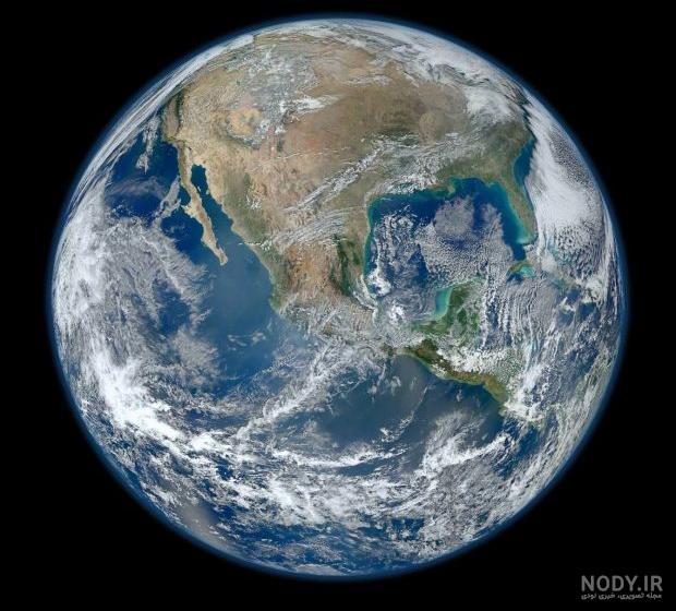 عکس کره ی زمین واقعی از فضا