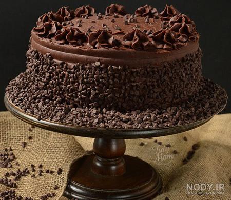 عکس کیک تولد شکلاتی دخترانه