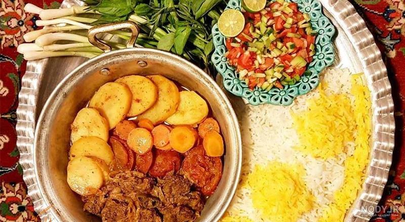 لیست انواع غذاهای ایرانی