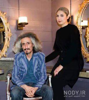 محسن نامجو و همسرش محسن نامجو و همسرش