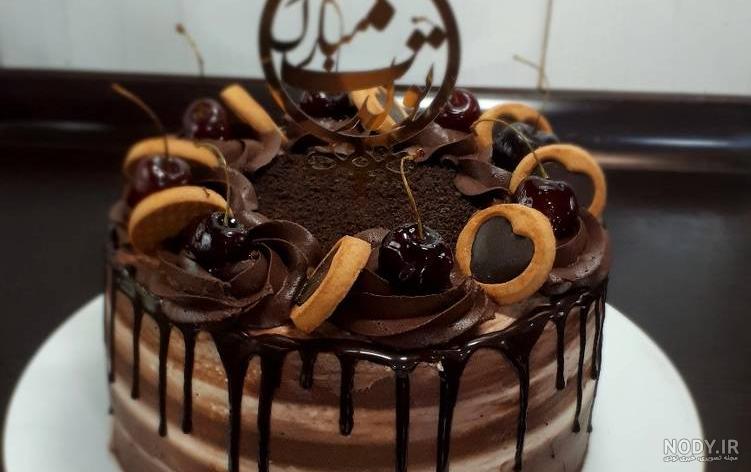 مدل کیک تولد مردانه شکلاتی