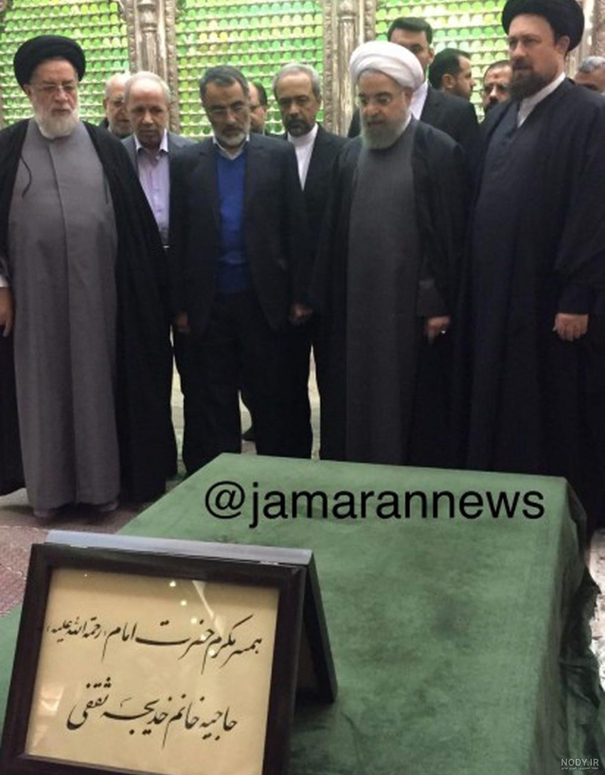 ترک خوردن سنگ قبر امام خمینی