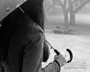 عکس چتر و باران عاشقانه