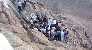 عکس حضرت محمد در غار حرا