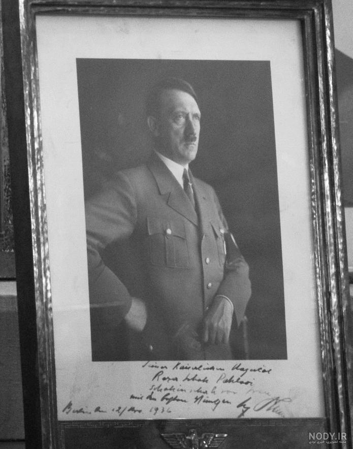 عکس رضا شاه و هیتلر