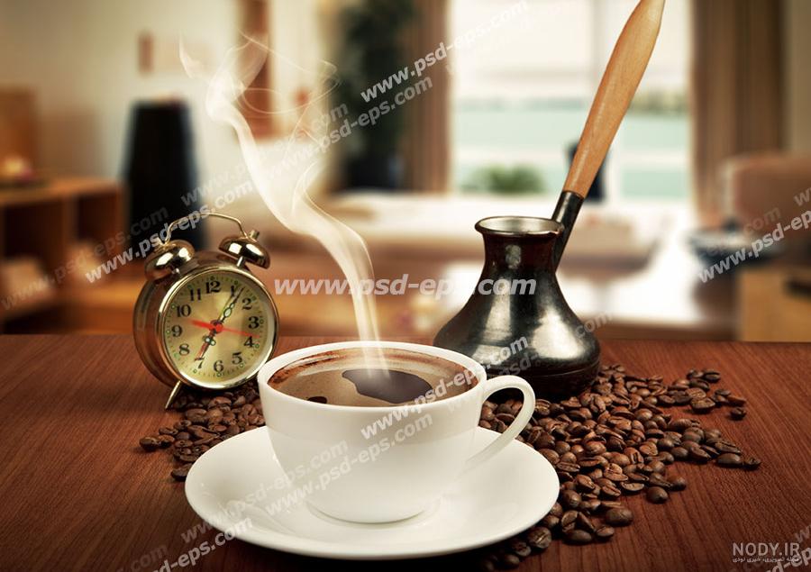 عکس فنجان قهوه در کافه