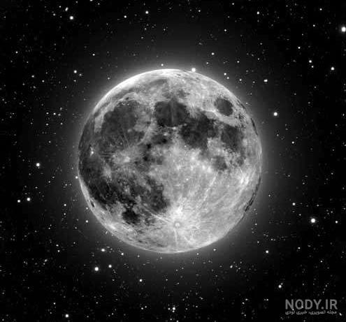 عکس ماه در شب چهاردهم