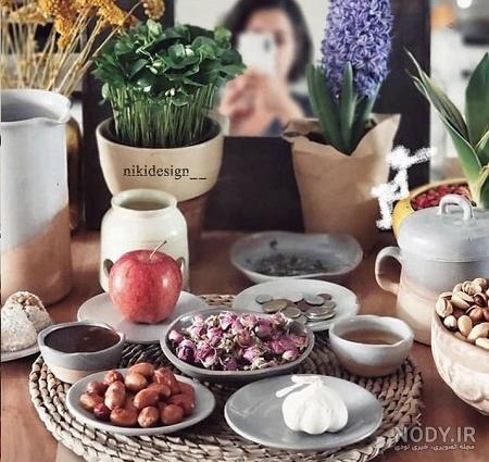 عکس تزیین سفره هفت سین ۱۴۰۰ عکس تزیین سفره هفت سین ۱۴۰۰