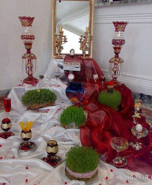 عکس سفره هفت سین ساده و شیک