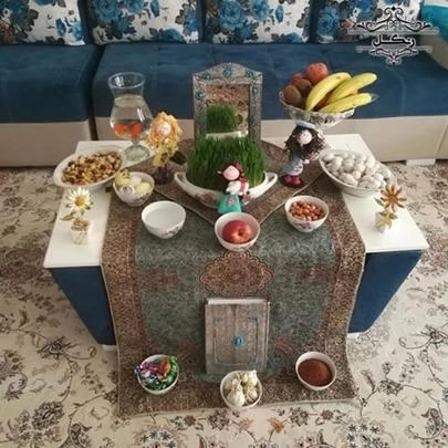 عکس سفره هفت سین فانتزی در اینستاگرام