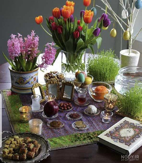 عکس سفره هفت سین لاکچری