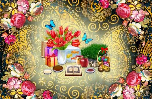 عکس سفره هفت سین کارتونی
