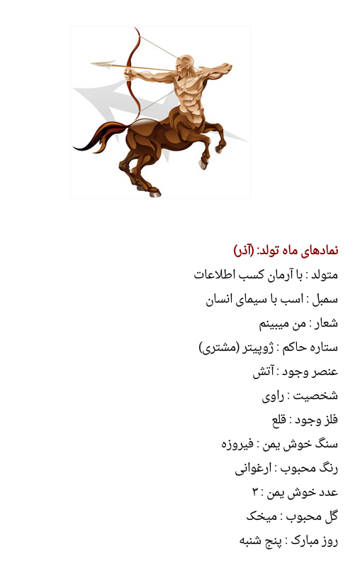 عکس نماد ماه های سال