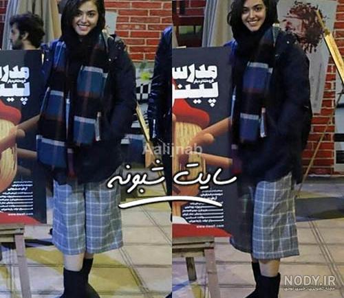 عکس لو رفته ریحانه پارسا با شلوارک