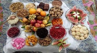 سفره شب یلدا امسال ساده سفره شب یلدا امسال ساده