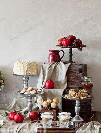 سفره شب یلدا برای عروس سفره شب یلدا برای عروس
