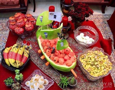 سفره شب یلدا شیک سفره شب یلدا شیک